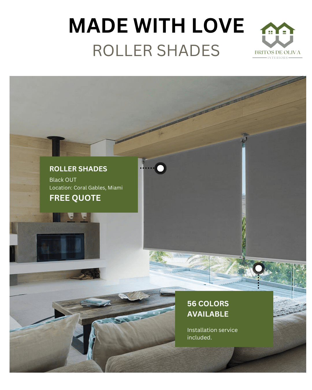roller shades black out miami