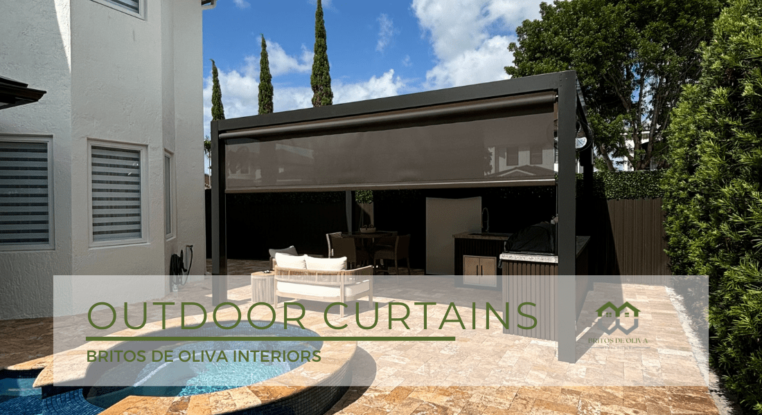 Outdoor curtains Britos de oliva