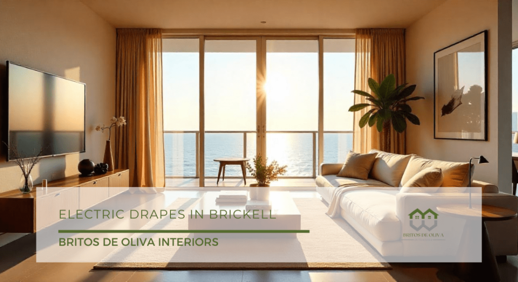 Motorized Electric Drapes in Brickell